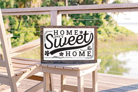 Home Sweet Home | Farmhouse Sign SVG SVG CraftLabSVG 