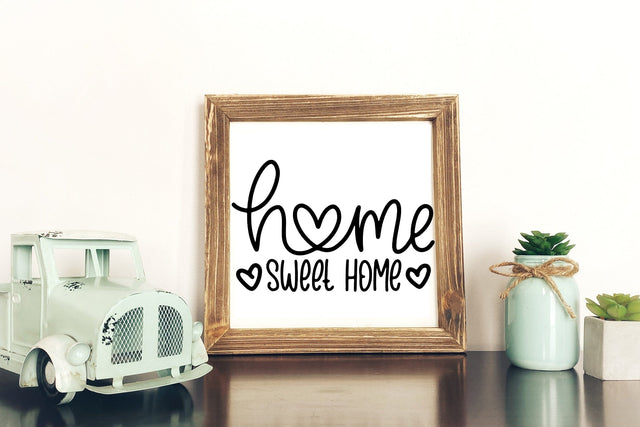 Home Sweet Home Sign SVG Cut File SVG dapiyupi store 