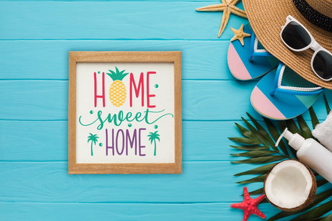 Home Sweet Home, Summer Sign SVG SVG CraftLabSVG 