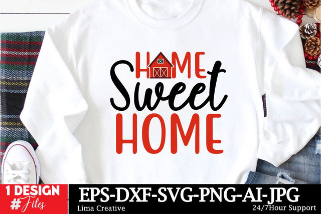 Home Sweet Home SVG Cut File, Autumn Sublimation PNG, Autumn SVG quotes, Autumn T-shirt Design, Fall SVG Cut File, Fall Sublimation SVG Insomnia Std 