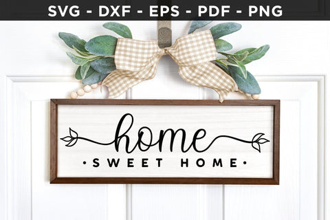 Home Sweet Home SVG, DXF, PNG, EPS, PDF SVG CraftLabSVG 