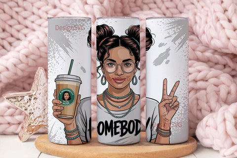 Homebody Iced Coffee 20oz Tumbler Wrap Sublimation DesignSVG 