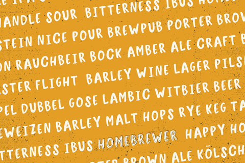 Homebrewer Sans and Outline Font Duo Font Beck McCormick 