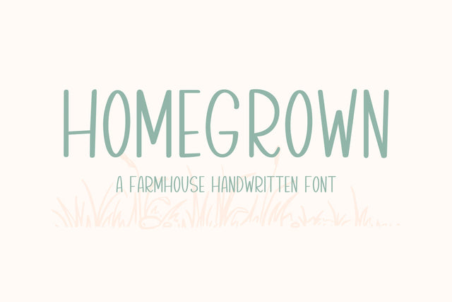 Homegrown, Farmhouse Handwritten Font, Cute Handwriting Font Designing Digitals 
