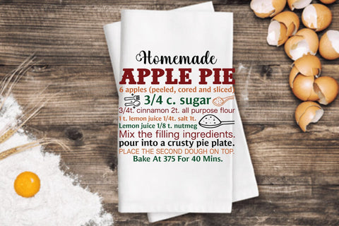 Homemade apple pie SVG Angelina750 