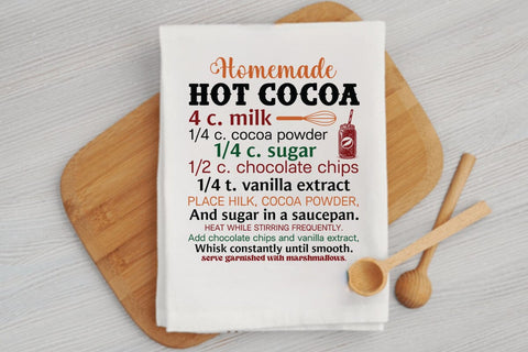 Homemade hot cocoa SVG Angelina750 