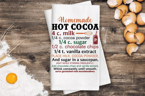 Homemade hot cocoa SVG Angelina750 