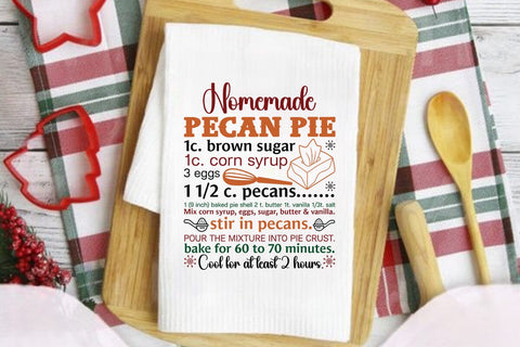 Homemade pecan pie 1c brown sugar 1c SVG Angelina750 