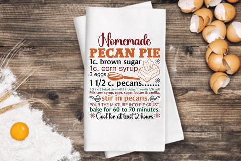 Homemade pecan pie 1c brown sugar 1c SVG Angelina750 