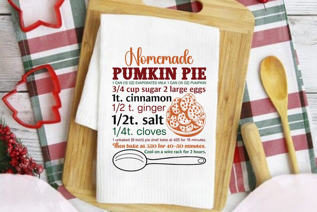 Homemade pumkin pie SVG Angelina750 