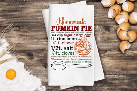 Homemade pumkin pie SVG Angelina750 