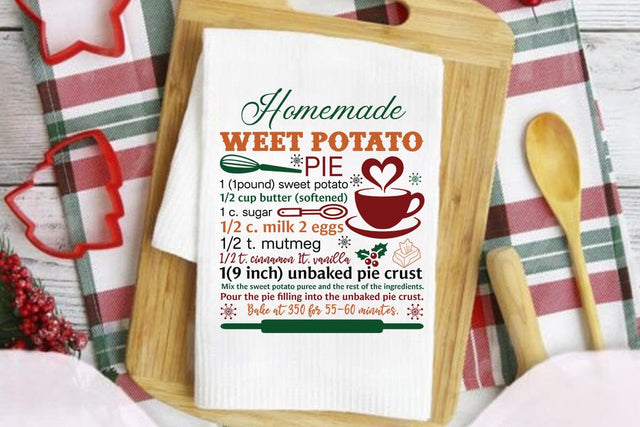 Homemade sweet potato pie SVG Angelina750 