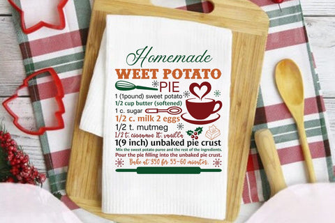 Homemade sweet potato pie SVG Angelina750 