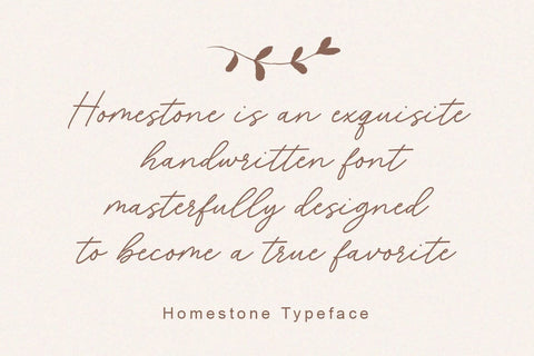 Homestone - Heart Swash Script Font Font Typebae 