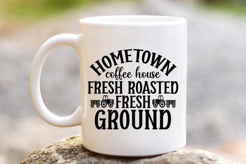 Hometown coffee house fresh roasted SVG Design SVG Designangry 