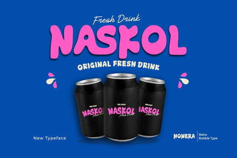 Honera - Bubble Display Font Font twinletter 