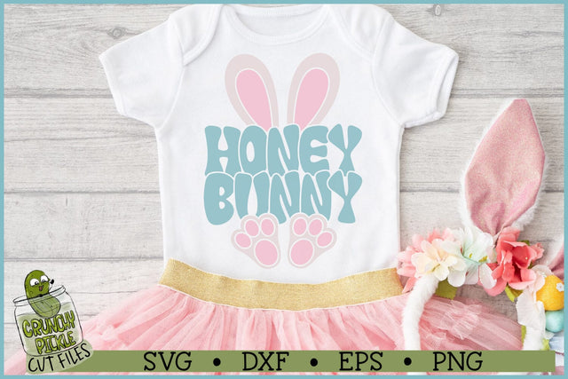 Honey Bunny Ears and Feet SVG File SVG Crunchy Pickle 