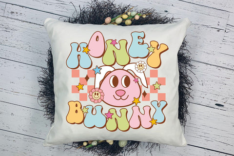 Honey Bunny, Groovy Easter Sublimation Sublimation CraftLabSVG 