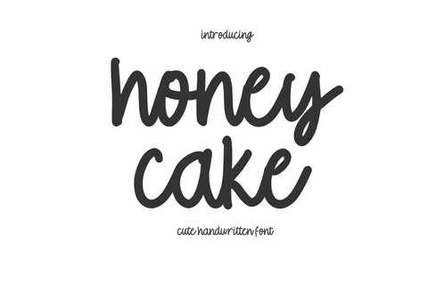 honey cake Font Chamsae Studio 