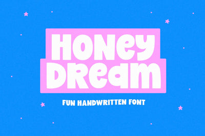 Honey Dream - Quirky Sans Font Font KA Designs 