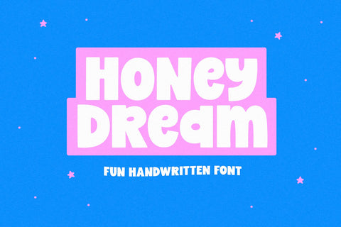 Honey Dream - Quirky Sans Font Font KA Designs 