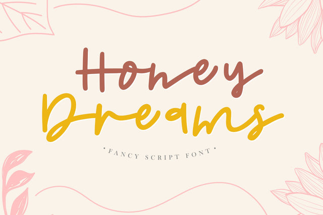 Honey Dreams Font Holydie Studio 