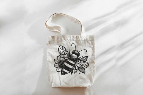 Honey Floral Bee SVG Bundle SVG Rupkotha 