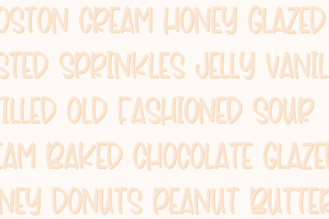 Honey Glazed, Cute Handwritten Font for Cricut Font Designing Digitals 