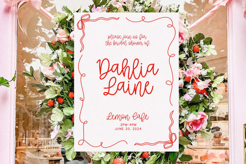 Honey Pear - Cute Script Font Font KA Designs 