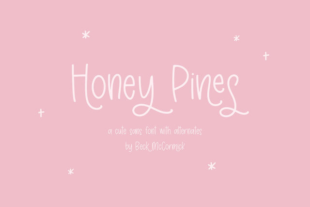 Honey Pines Sans Font Beck McCormick 