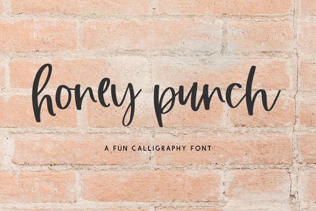 Honey Punch Script Font Beck McCormick 