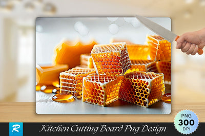 Honeycomb Background Wallpaper Cutting Board Sublimation Regulrcrative 