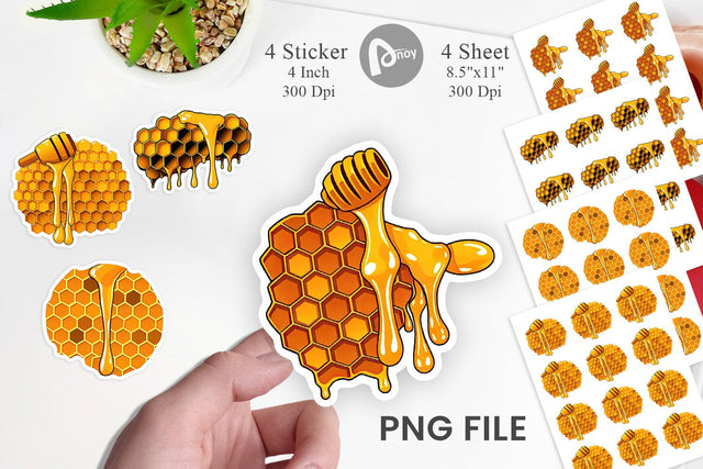 Honeycomb Sticker Sublimation artnoy 