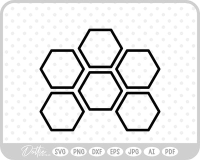 Honeycomb SVG DottieDigitals 