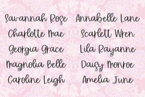 Honeylace Script Font Beck McCormick 