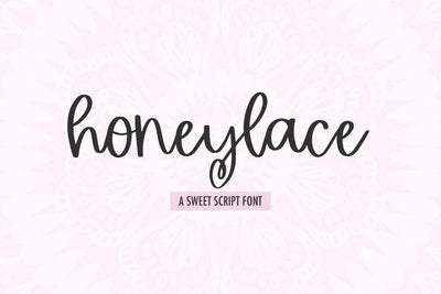Honeylace Script Font Beck McCormick 