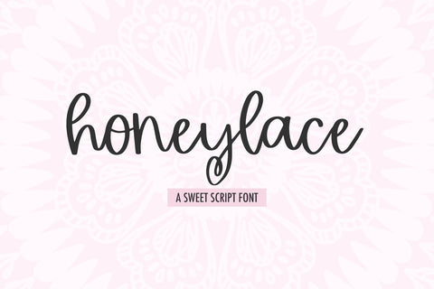 Honeylace Script Font Beck McCormick 