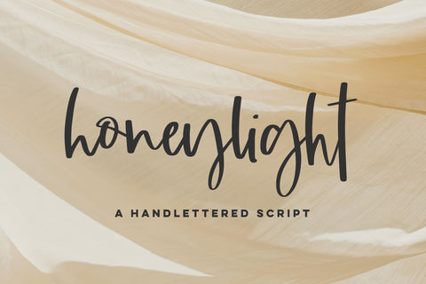 Honeylight Script Font Beck McCormick 