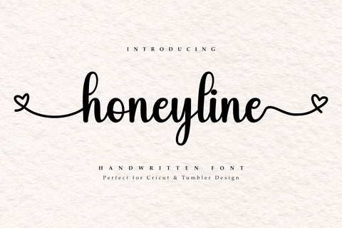 Honeyline - Handwritten Font Font Masyafi Studio 