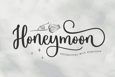 Honeymoon Font Mozarella 