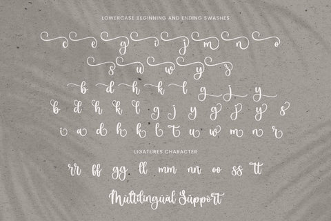 Honeymoon Font Mozarella 