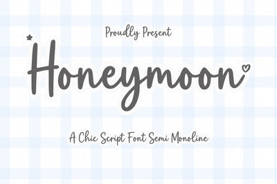 Honeymoon Font Studio Natural Ink 