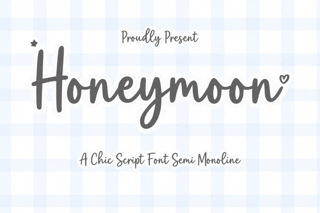 Honeymoon Font Studio Natural Ink 