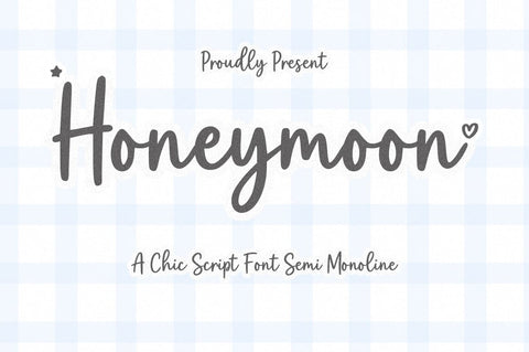 Honeymoon Font Studio Natural Ink 