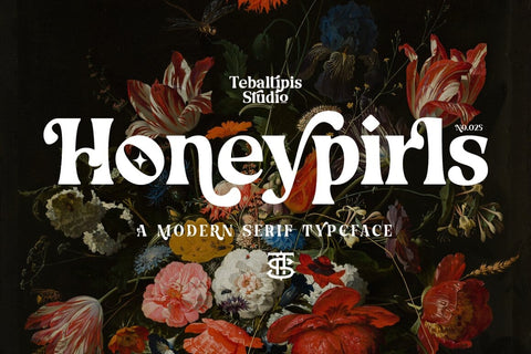 Honeypirls Font Typeface Font Fadeline Std. 