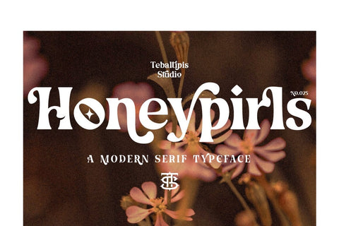 Honeypirls Font Typeface Font Fadeline Std. 
