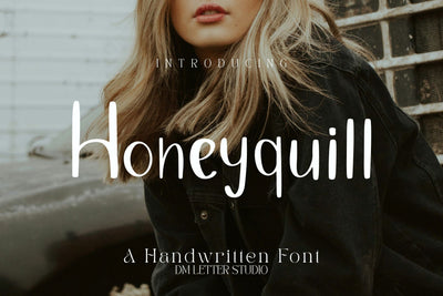 Honeyquill Font Font Dm Letter Studio 