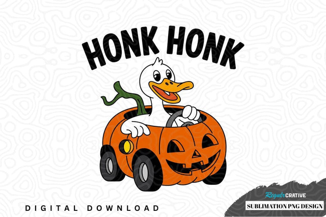 Honk honk halloween duck design Sublimation Regulrcrative 