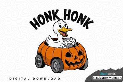 Honk honk halloween duck sublimation png design Sublimation Regulrcrative 