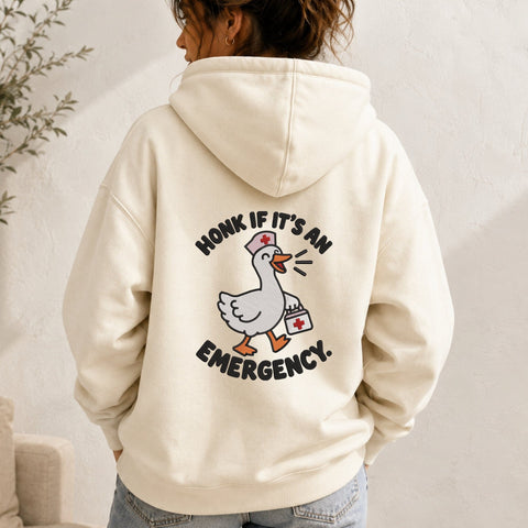 Honk If It’s an Emergency Goose Nurse Embroidery Design – Funny Medical Duck Machine Embroidery File Embroidery/Applique DESIGNS PatternFeed8 